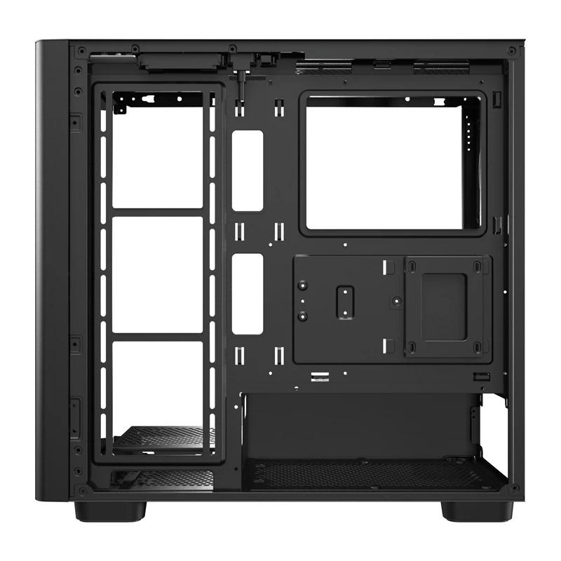Kompiuterio korpusas DarkFlash DS900G (juodas) – mid-tower ATX su grūdinto stiklo šoniniu dangčiu