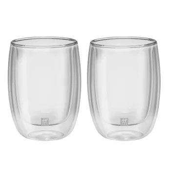 Dvigubo sienelės borosilikatinis stiklas ZWILLING 39500-076, 200 ml, skaidrus, 2 vnt.