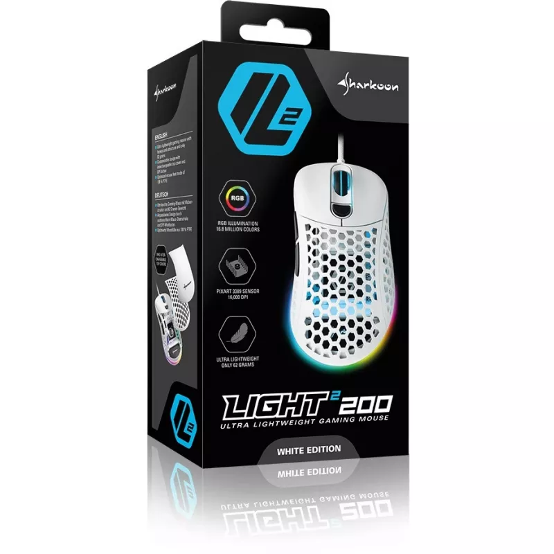Pelė Sharkoon Light² 200 USB Type-A