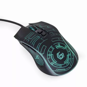 Gembird MUSG-RGB-01 pelė, dešinei rankai, USB-A, 3600 DPI