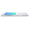 Belaidė klaviatūra CLEVETURA CLVX 1 Touch-On-Keys AI — ANSI US Mac išdėstymas, žirkliniai jungikliai, aliumininis korpusas, interaktyvus RGB