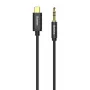 Baseus Yiven garso laidas USB-C į 3,5 mm lizdą, 1,2 m (Juoda)