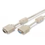 VGA monitoro ilginimo laidas DIGITUS AK-310203-030-E — 3 m, VGA (D-Sub) į VGA (D-Sub), 3Coax+7-wire, smėlio spalvos