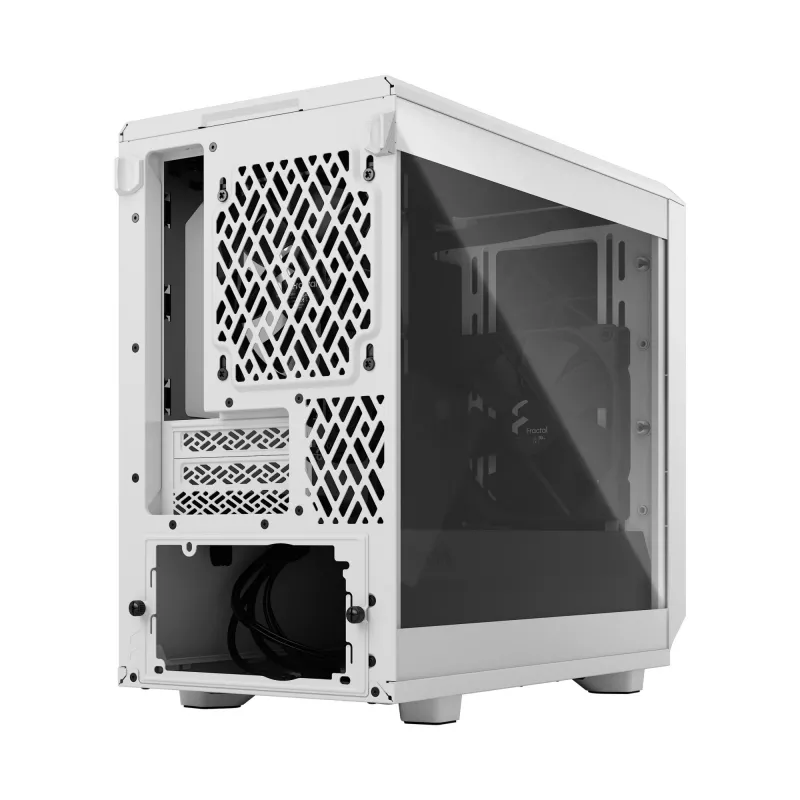 Fractal Design Meshify 2 Nano - Mini-ITX korpusas (grūdintas stiklas) - be maitinimo šaltinio (ATX) - Baltas - USB/Garsas (FD-C-MES2N-02)