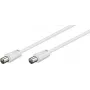 Wentronic Goobay anteninis jungiamasis kabelis, baltas, 2,5 m – IEC/Coax kištukas IEC/Coax kištukas (68147)
