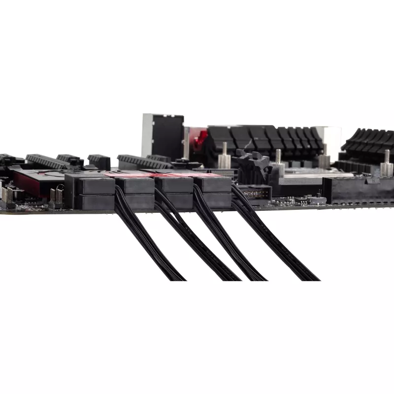 SATA kabelis Silverstone CP11 0,3 m juodas