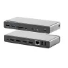 ALOGIC DV4 – 16-in-1 USB-C dokavimo stotelė su DisplayLink, 3x HDMI, DP, 1GbE
