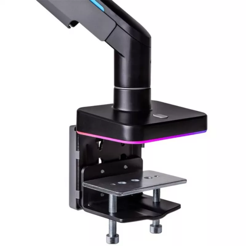 Terminalo laikiklis Thermaltake GEA-MSR-SMSBLK-01 monitoriaus stovas 124.5 cm 49 coliai stalas Juoda Pilka