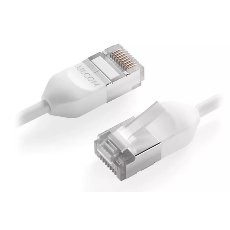 Tinklo kabelis Ubiquiti UACC-Cable-Patch-Outdoor-C6A-12M-W RJ-45 Cat6a 12m Baltas