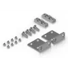 Montavimo komplektas Ubiquiti UACC-Rack-Ear-1U Pilka Cinkuotas plienas