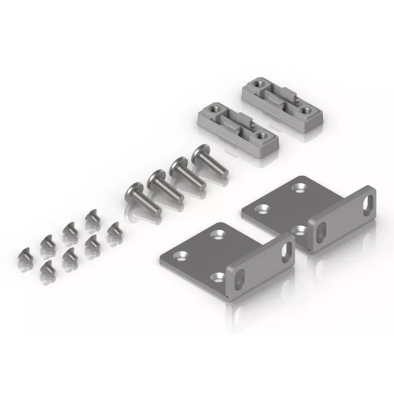 Montavimo komplektas Ubiquiti UACC-Rack-Ear-1U Pilka Cinkuotas plienas