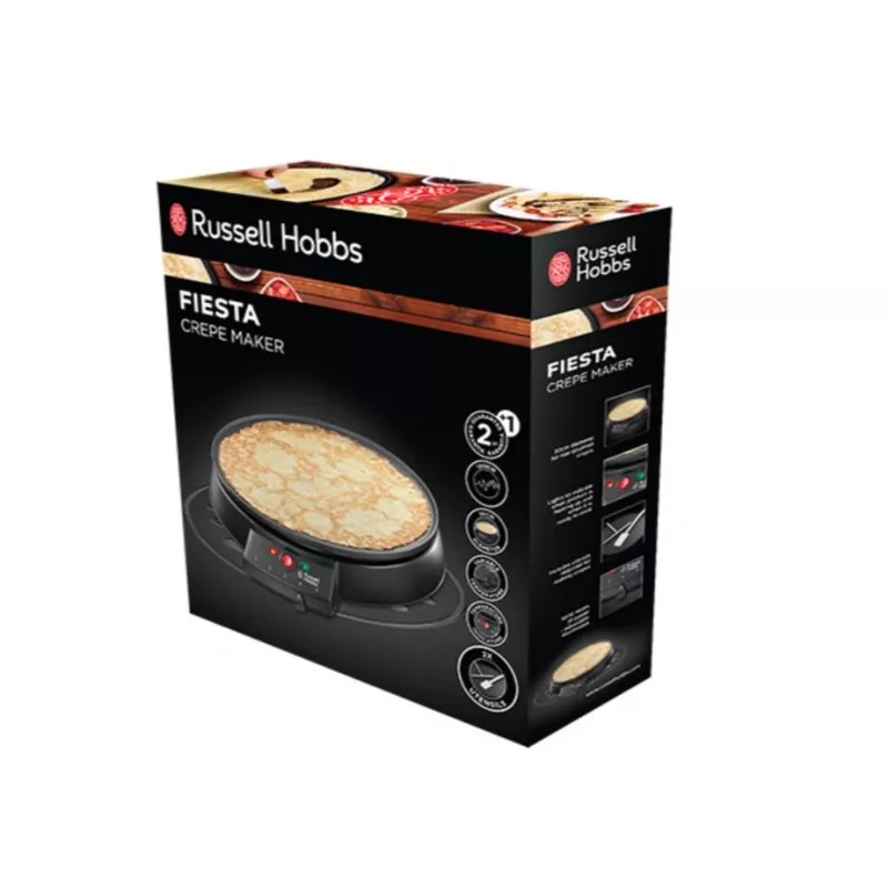 Russell Hobbs 20920-56 krepų keptuvė 1 krepui 1200 W Juoda