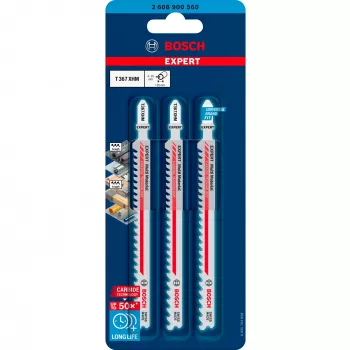 Bosch Expert 2608900560 pjūklo geležtė su karbido antgaliais, 3 vnt.