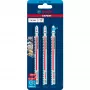 Bosch Expert 2608900560 pjūklo geležtė su karbido antgaliais, 3 vnt.