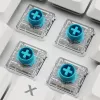 Sharkoon PureWriter W65 belaidė klaviatūra, QWERTZ vokiška, balta, Kailh Choc V2 Red