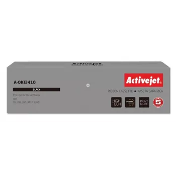 Activejet A-OKI3410 kaspinė juosta (pakaitalas OKI 9002308; Supreme; 10.000.000 simbolių juoda)