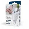 Mobiliojo įrenginio įkroviklis GEMBIRD TA-UC-1A12-01 5V 2,4A 12W USB PD, 1 prievadas, Baltas