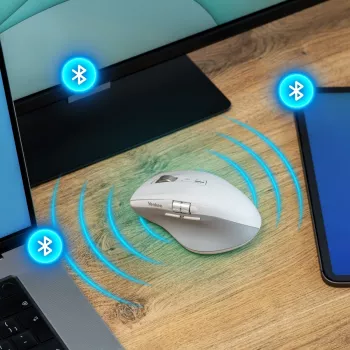 Belaidė pelė YENKEE 2095WH SPIN DUAL Smart Flying Scroll