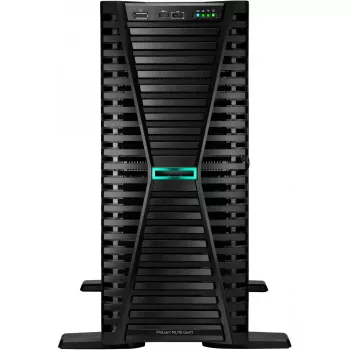 HPE ProLiant ML110 Gen11 4510 12 branduolių 1p 64GB-R MR408i-o 8SFF 2x480GB SSD 2x1000W RPS EU serveris