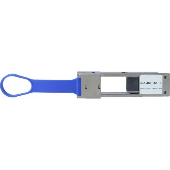 BlueOptics EB49-BO QSFP28 į SFP28 keitiklio modulis 100 Gigabit, SFP28 siųstuvų-imtuvų lizdas, keliarežiminis/vienarežiminis, 0–+70°C