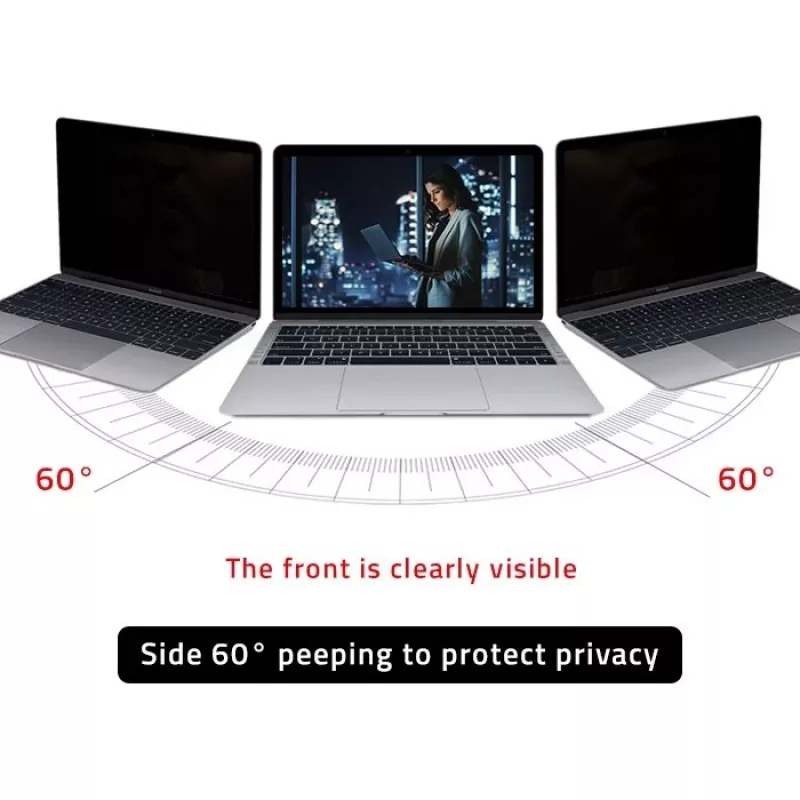 Privatumo filtras be rėmelio QOLTEC 51055 21,5 colio (16:9) LCD monitoriams, 476,6×268 mm, juodas