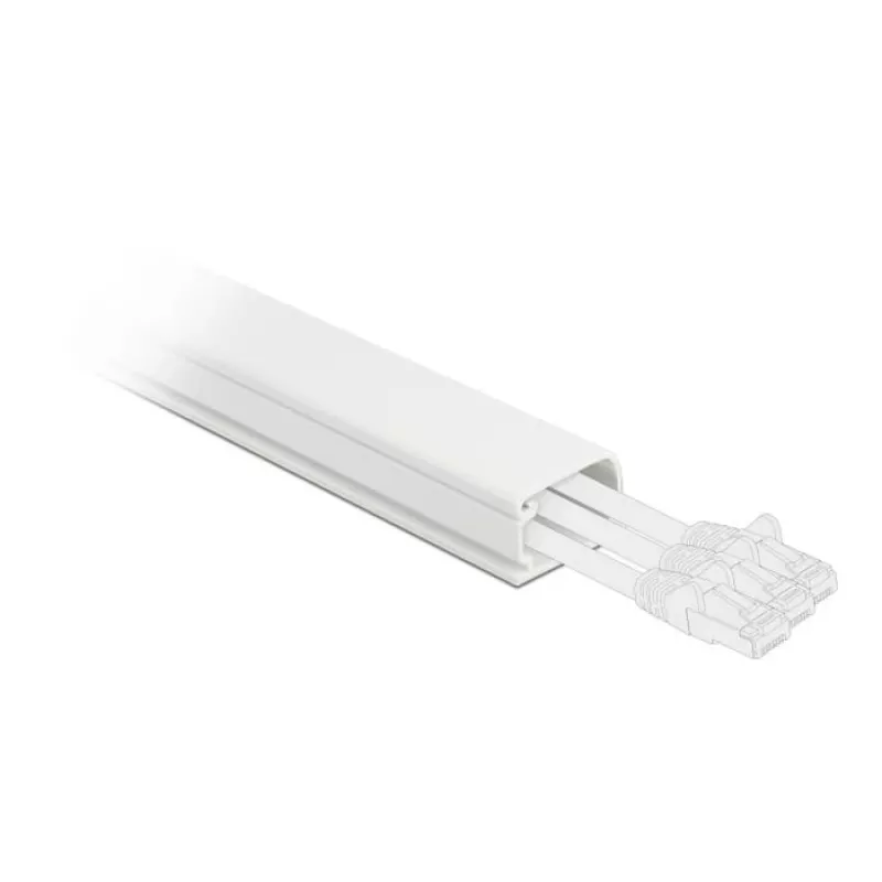 Kabelių kanalas DeLOCK 20720, PVC, 22 mm, baltas