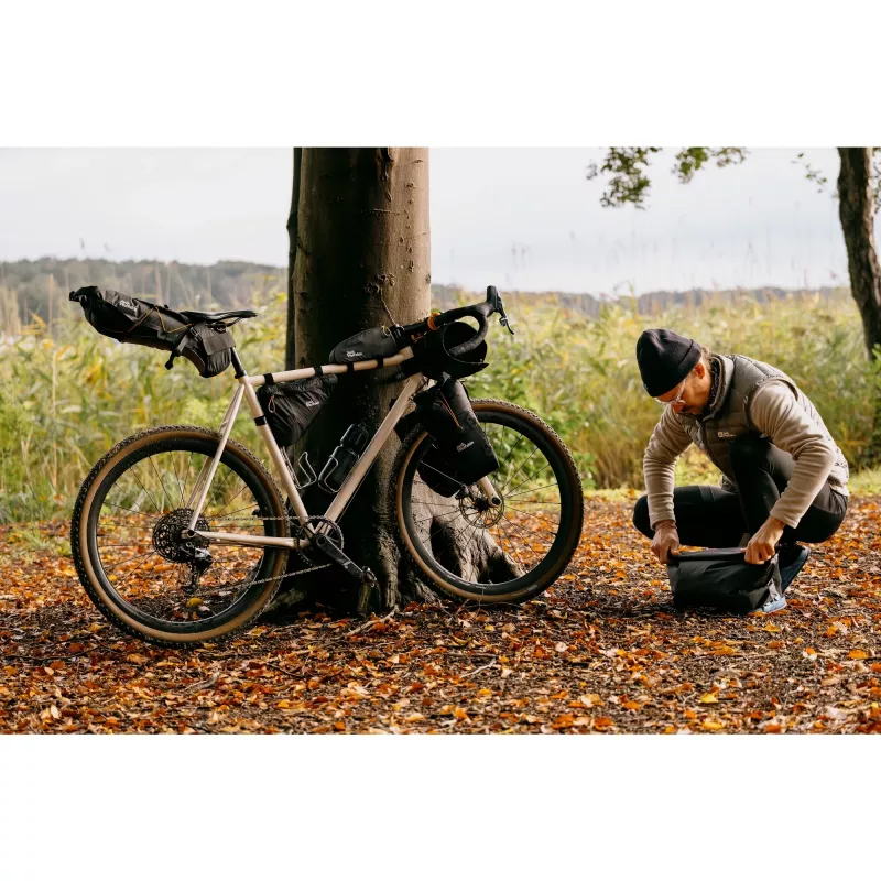 Morobbia Triangle Bag – Dviračio krepšys/dėklas, juodas, Top Tube Bag 2 L
