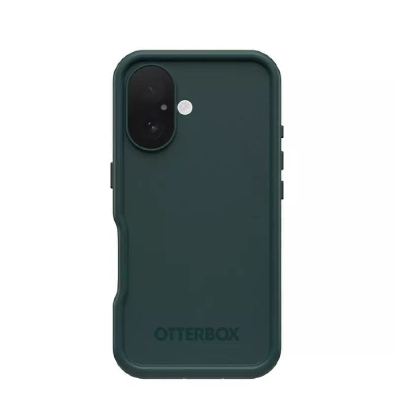 OtterBox FRE – vandeniui atsparus telefono dėklas su MagSafe – polikarbonato sluoksnis, termoplastinis elastomeras (TPE) – šalavijų spalva