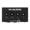 Garso sąsaja M-Audio M-Track Duo USB 2-in/2-out, 16 bitų / 48 kHz, 1x XLR/TS kombinuotas, 1x instrumentinis įėjimas, fantominis maitinimas 48 V