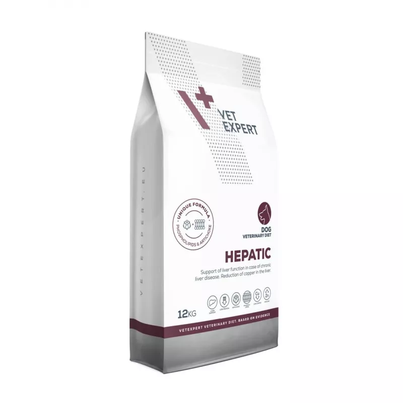 Sausas šunų ėdalas VETEXPERT Veterinary Diet Hepatic 12 kg