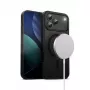 Crong Hybrid Frost MAG Cover Case su MagSafe, iPhone 17 Pro Max, Frosted Black