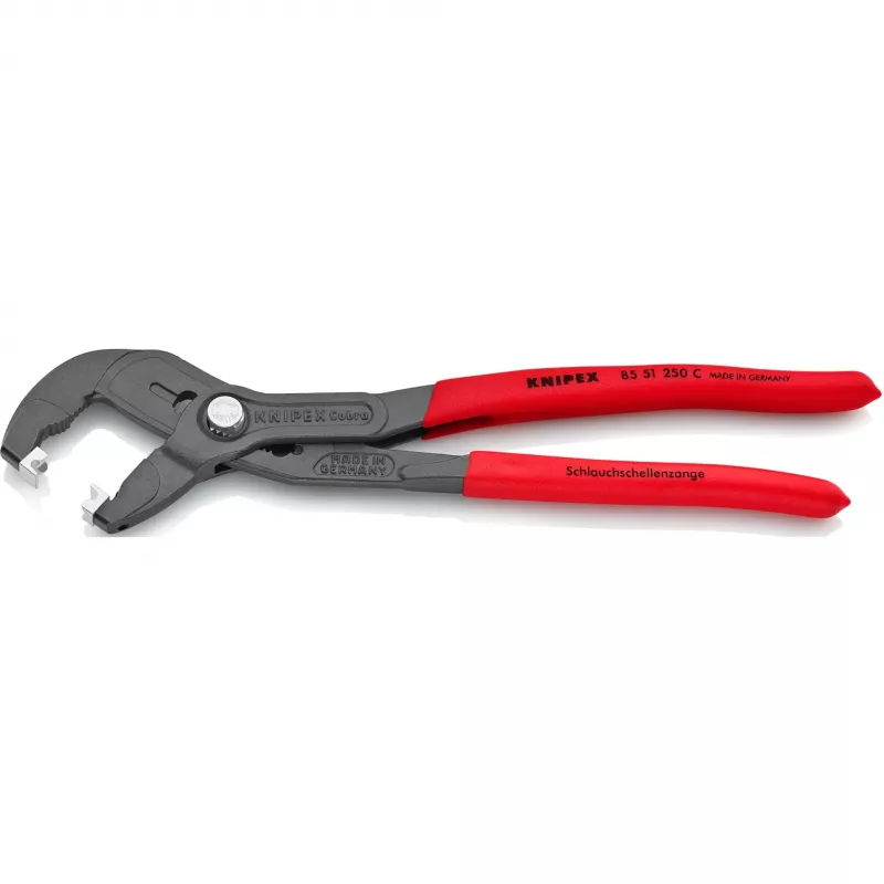 Knipex 85 51 250 C spyruoklinių žarnos spaustukų replės, 250 mm