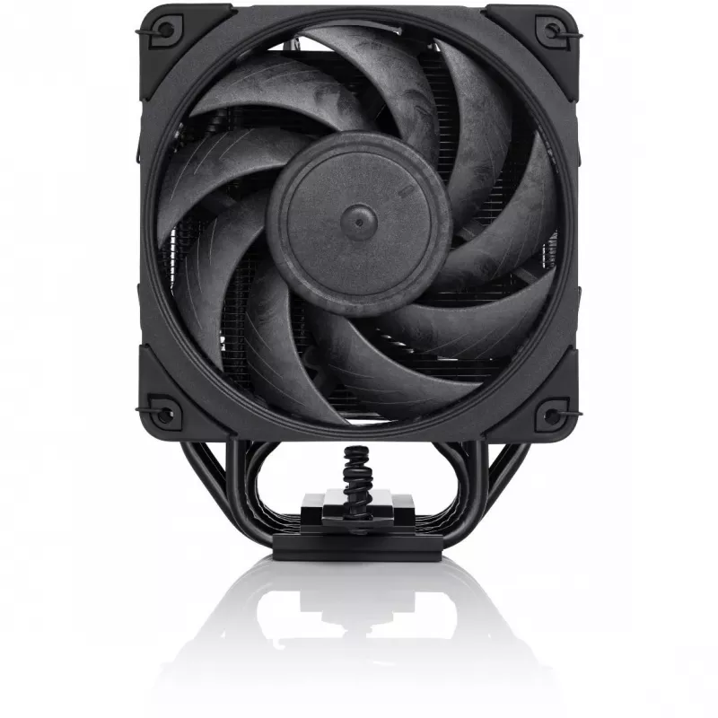 Oro aušintuvas Noctua NH-U12A CHROMAX.BLACK – 120 mm dvigubas ventiliatorius, 158 mm aukštis, suderinamas su LGA 1200, 2000 RPM maks.
