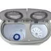 Camry Premium CR 8052 skalbimo mašina, viršutinis pakrovimas, 3 kg, pilka, balta