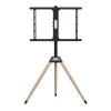 Grindinis TV stovas Gembird TVS-75ST-01 Juoda Mediena
