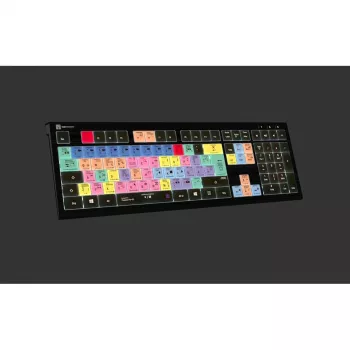 Logickeyboard ASTRA 2 apšviesta klaviatūra Adobe Premiere Pro CC vokiškam išdėstymui (LKB-PPROCC-A2PC-DE)