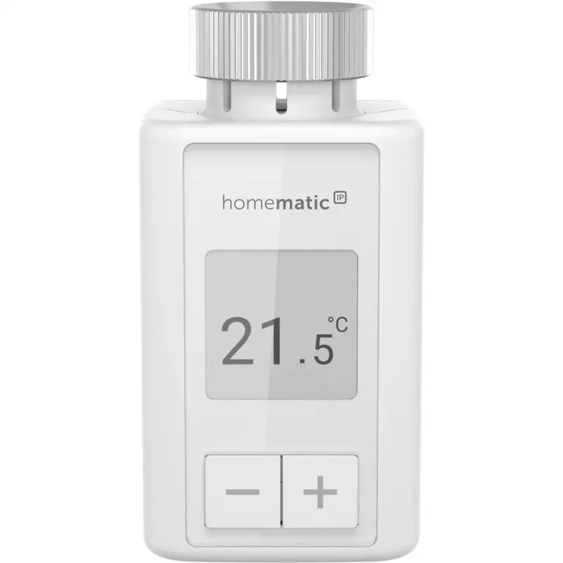 eQ-3 AG Homematic IP HmIP-eTRV-F, Skaitmeninis termostatas, Patalpų, RF, 869,4 MHz, Baltas, M30 x 1,5