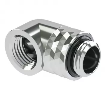 Barrow Adapter TDWT90-V2.5 S — sukamasis G1/4 colio išorinis sriegis į G1/4 colio vidinį sriegį, sidabrinis