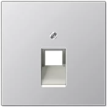 JUNG AL 2969-1 UA aliuminis RJ-45 kištukinis modulis