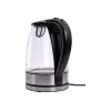 Adler AD 1225 elektrinis virdulys 1,7 L juodas, nerūdijantis plienas, permatomas 2200 W