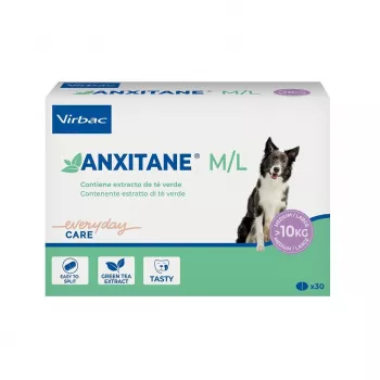 VIRBAC ANXITANE streso palaikymas šunims, 30 tablečių dėžutė