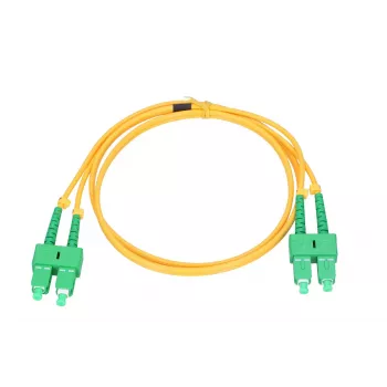 Patchcord Extralink SC/APC–SC/APC vienmodis dupleksas G.652D 3 mm, 3 m