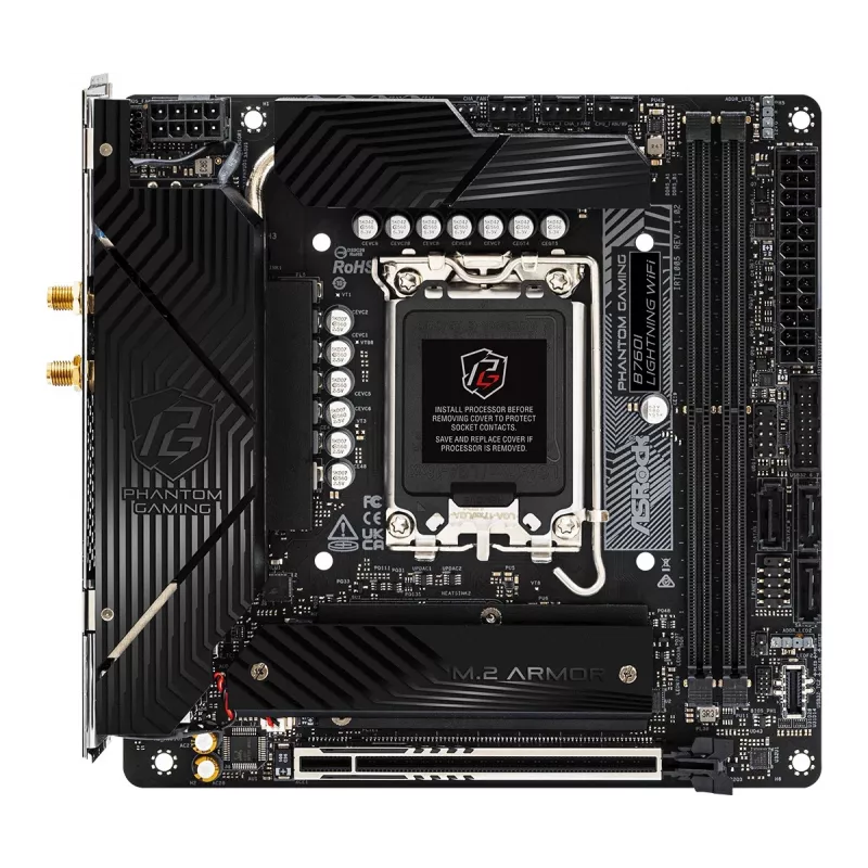 ASRock B760I Lightning WiFi DDR5 Mini-ITX LGA1700 pagrindinė plokštė