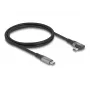 USB-C kabelis DeLOCK 81131 1 m USB-C juodas 40 Gbit/s