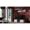 Cama TV stovas SOHO 140 sonomos ąžuolas/baltas blizgus