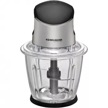 Elektrinis smulkintuvas Rommelsbacher MZ 500 – 1,5 L, 500 W, juodas nerūdijantis plienas