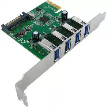 VALUE 15.99.2117 PCI-Express adapteris 4x USB 3.2 Gen1 (5 Gbit/s)