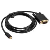 Kabelis keitiklis USB Type-C į VGA Akasa AK-CBCA17-18BK