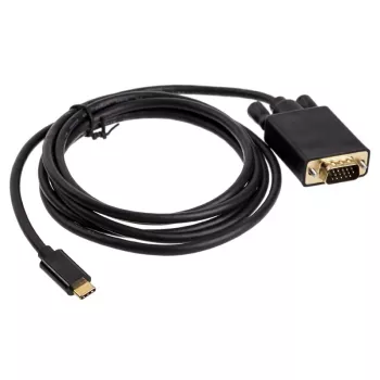 Kabelis keitiklis USB Type-C į VGA Akasa AK-CBCA17-18BK