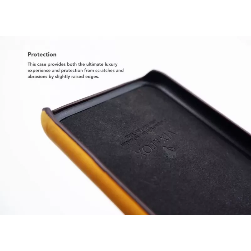 VixFox užpakalinis dėklas su kortelių kišene iPhone XR, garstyčių geltona, plonas apsauginis dėklas